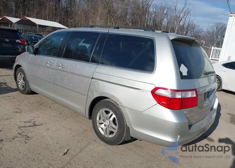 2007 Honda Odyssey Ex-L from USA, damaged, VIN 5FNRL38717B137980